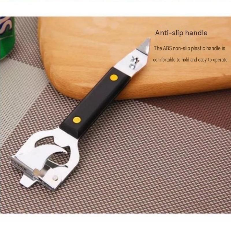 4-in-1 Stainless Steel Bottle Opener and Can Opener - Heavy Duty Beer Opener view 4