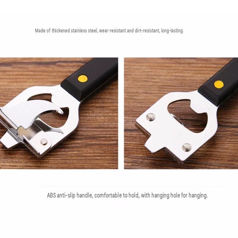 4-in-1 Stainless Steel Bottle Opener and Can Opener - Heavy Duty Beer Opener view 5