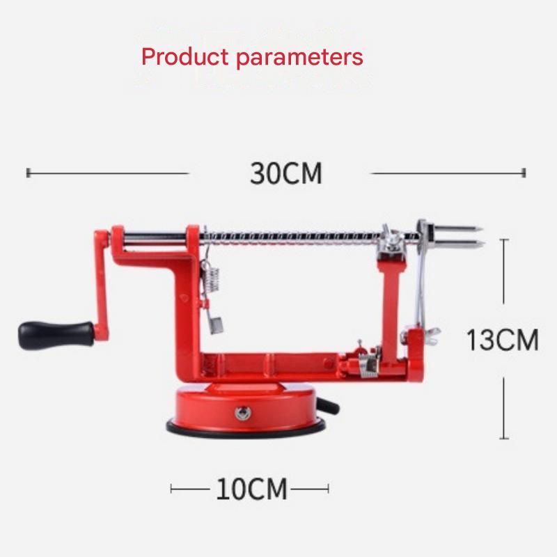 Green 3-in-1 Apple Peeler Slicer and Corer - Manual Hand Crank Fruit Peeling view 11