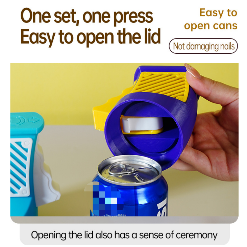 2-pack Green Easy Open Can Opener Tool - Nail Safe Beverage Lid Lifter with view 5