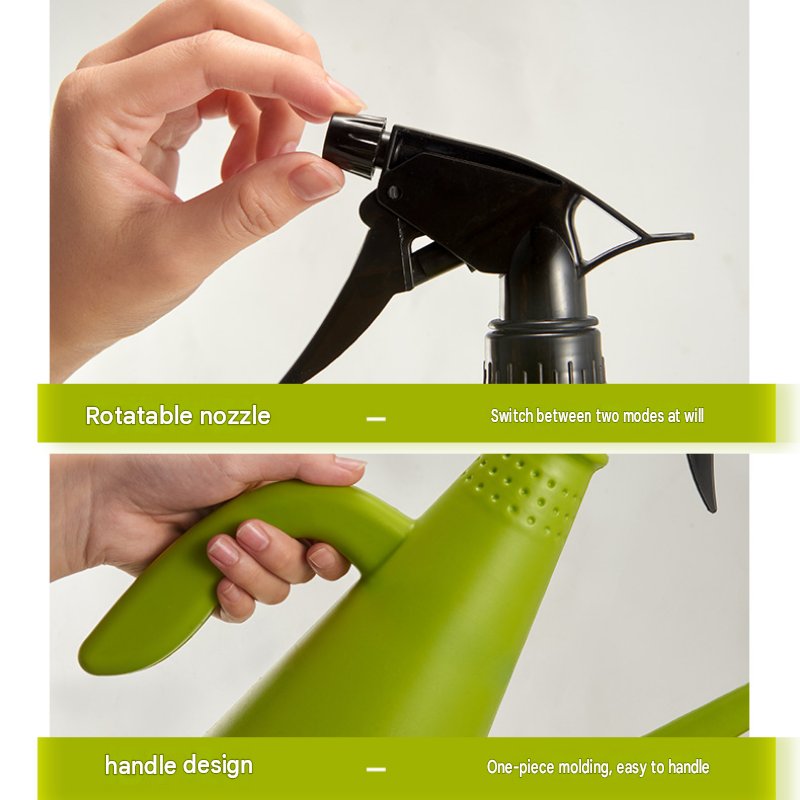 Blue 2-in-1 Watering Can with Spray Nozzle - 1L Lightweight PP Garden Sprayer view 11