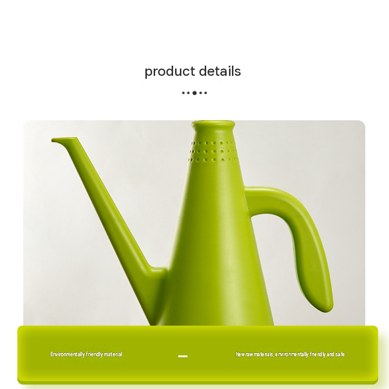 Brown 2-in-1 Watering Can with Spray Nozzle - 1L Lightweight PP Garden Sprayer view 10
