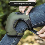 Green Garden Kneeling Pads with Adjustable Straps - Thick Sponge Knee view 2