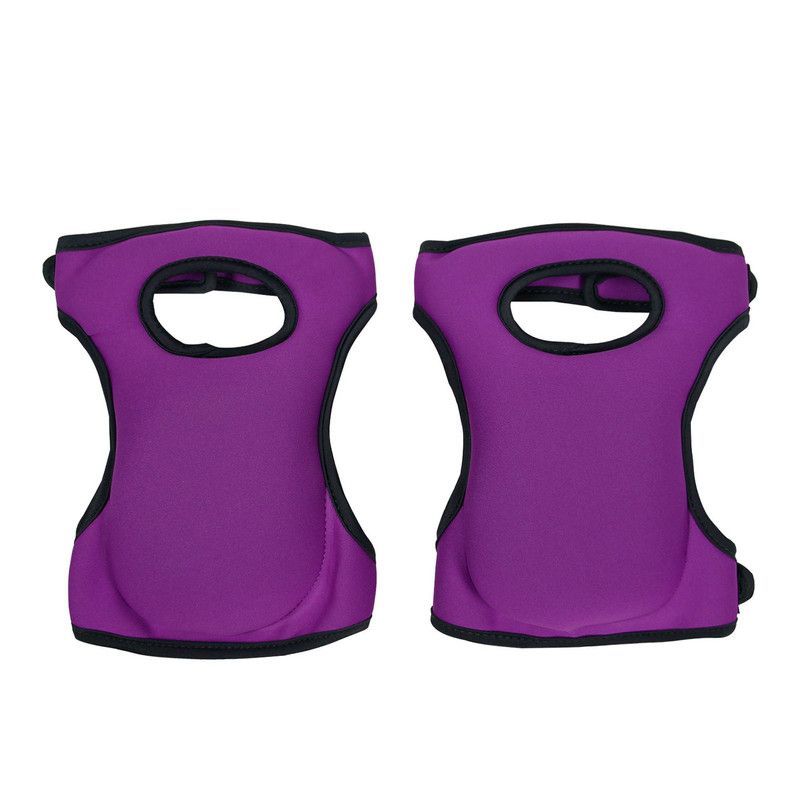 Purple Garden Kneeling Pads with Adjustable Straps - Thick Sponge Knee