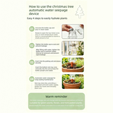 Christmas Tree Shaped Self Watering Spike - 500ml Automatic Plant Waterer with view 4