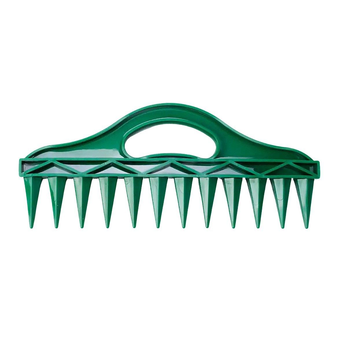 12-Hole Garden Seed Dibber Tool - 30cm PP Soil Aerator and Seeder Press for
