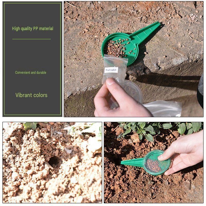 2-pack Adjustable Manual Seed Planter - Precision Vegetable Seeder Tool with view 5