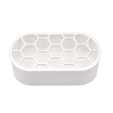 4-pack White Hexagonal Hydroponic Regrowth Kit - 12*6*3cm PP Self-Watering view 1