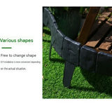 30-pack White Interlocking Faux Stone Garden Edging Fence - Flexible PVC view 6
