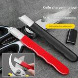 3-pack Black Portable Alloy Steel Knife Sharpener Tool - 125mm Ergonomic view 3