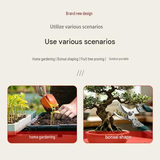 Orange Folding Pruning Shears - Stainless Steel Portable Garden Scissors with view 9