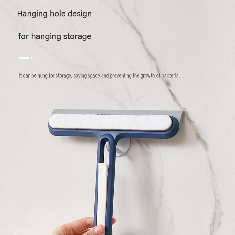 2-pack White 4-in-1 Window Squeegee and Scrubber - 22cm Wide Blade view 11