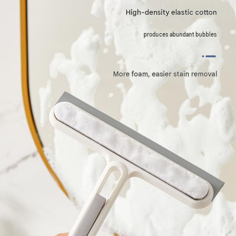 2-pack Blue 4-in-1 Window Squeegee and Scrubber - 22cm Wide Blade view 7