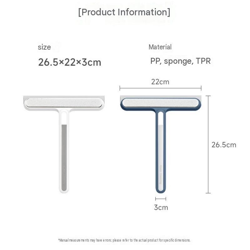 2-pack Blue 4-in-1 Window Squeegee and Scrubber - 22cm Wide Blade view 12