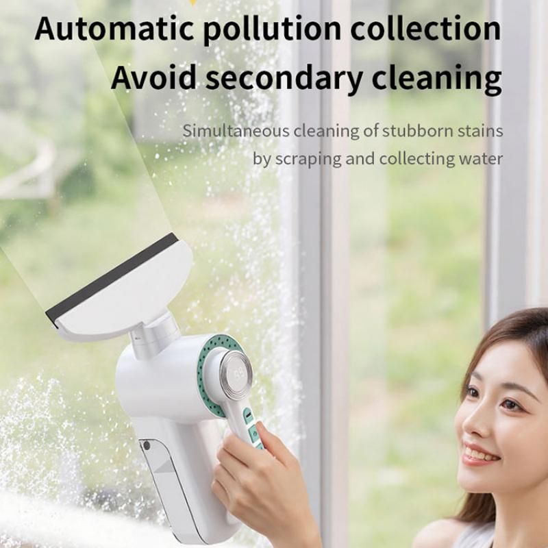 Silvery Electric Window Vacuum Cleaner - 20cm Squeegee view 3