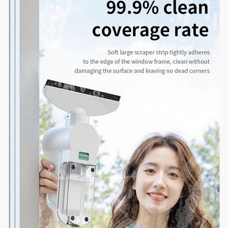 Silvery Electric Window Vacuum Cleaner - 20cm Squeegee view 5