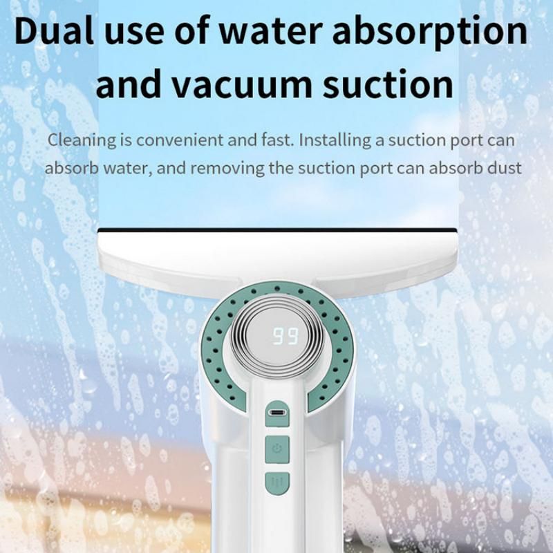 Silvery Electric Window Vacuum Cleaner - 20cm Squeegee view 8