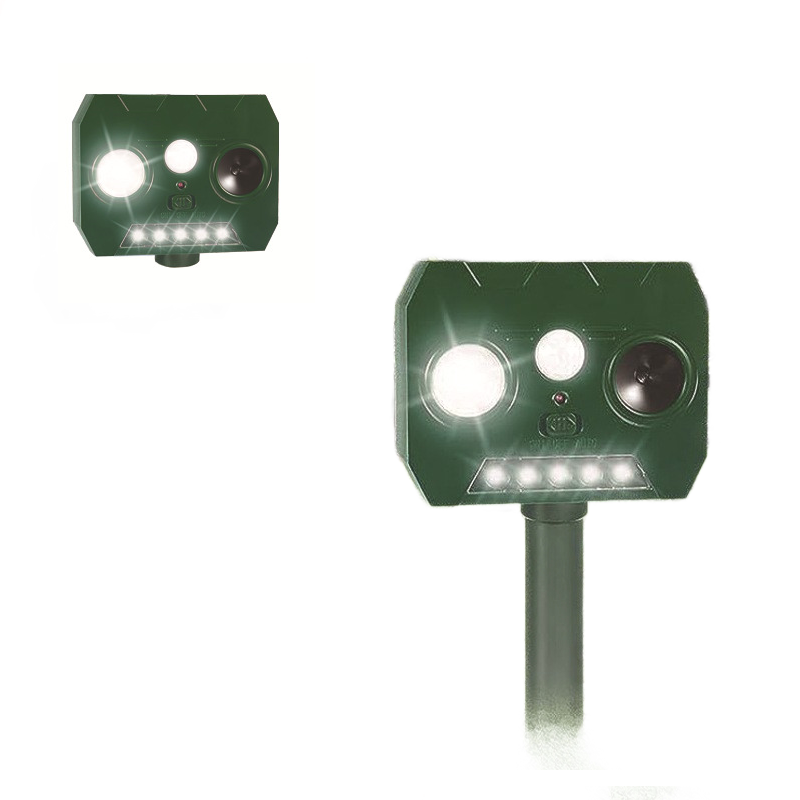 Solar Powered Ultrasonic Animal Repeller （Single-speaker style）- Outdoor Pest