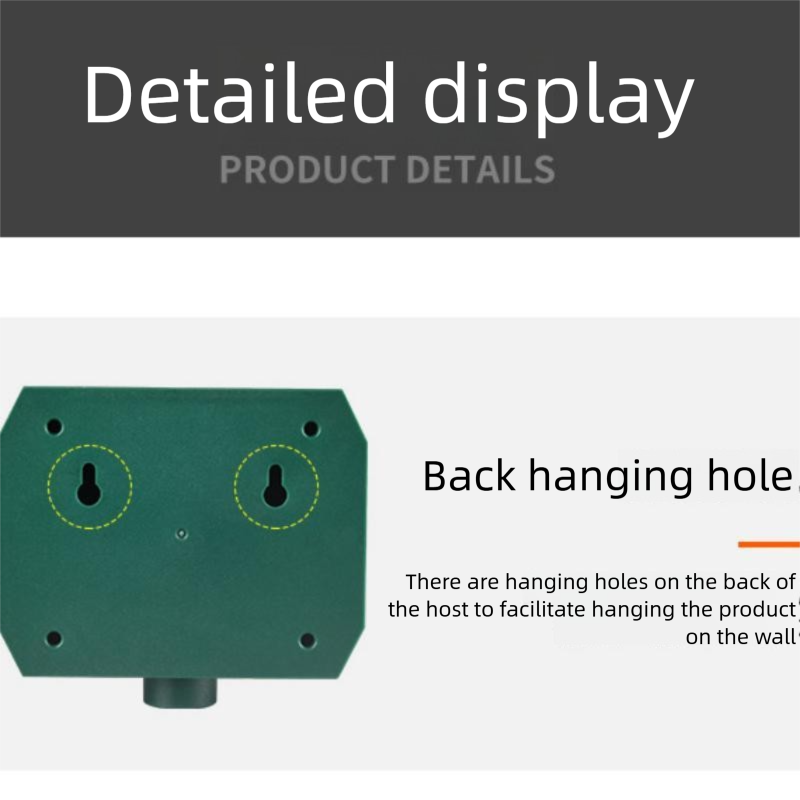 Solar Powered Ultrasonic Animal Repeller （Single-speaker style）- Outdoor Pest view 9