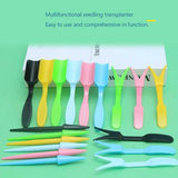 Yellow Minimalist 4-Piece Succulent Gardening Tool Set with Storage Bucket view 4