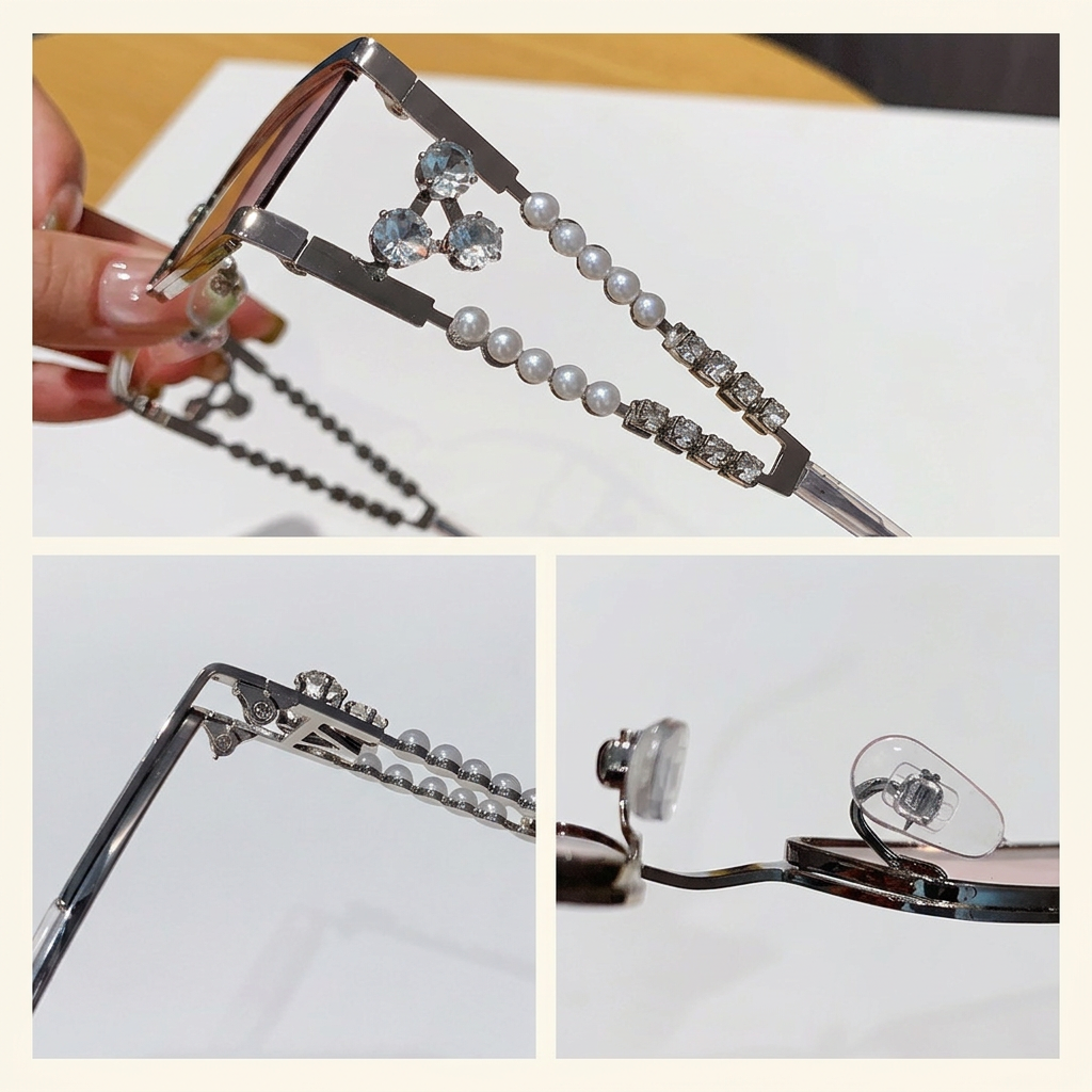 Women's Rectangle Glasses view 2