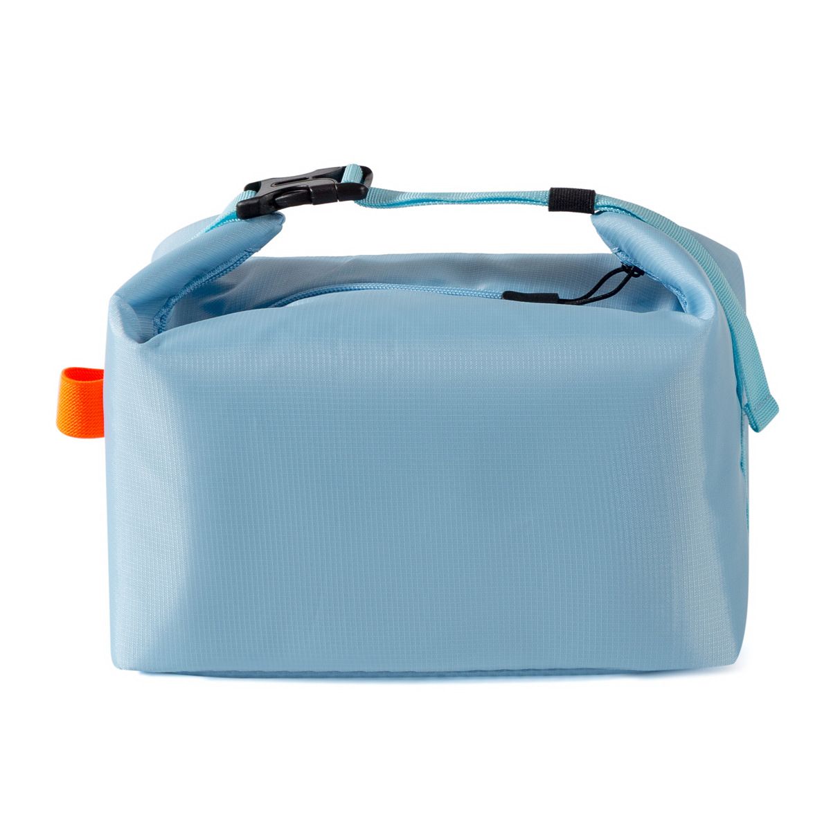 Blue Foldable Insulated Lunch Bag - Waterproof Oxford Cloth Lunch Tote with — image 1