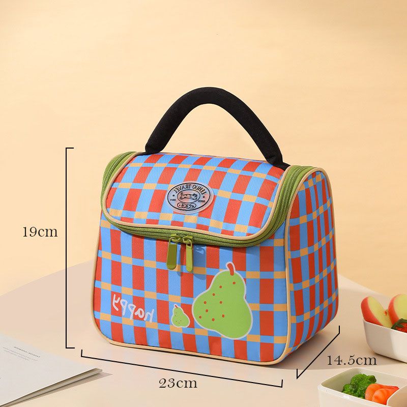 Pink Insulated Lunch Bag - Portable Lunch Tote with Thickened Aluminium Foil view 9