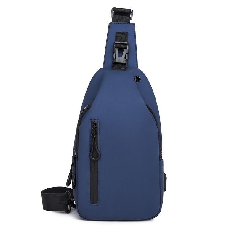 Blue Men's Sling Chest Bag - Lightweight Large Capacity Crossbody Shoulder Bag