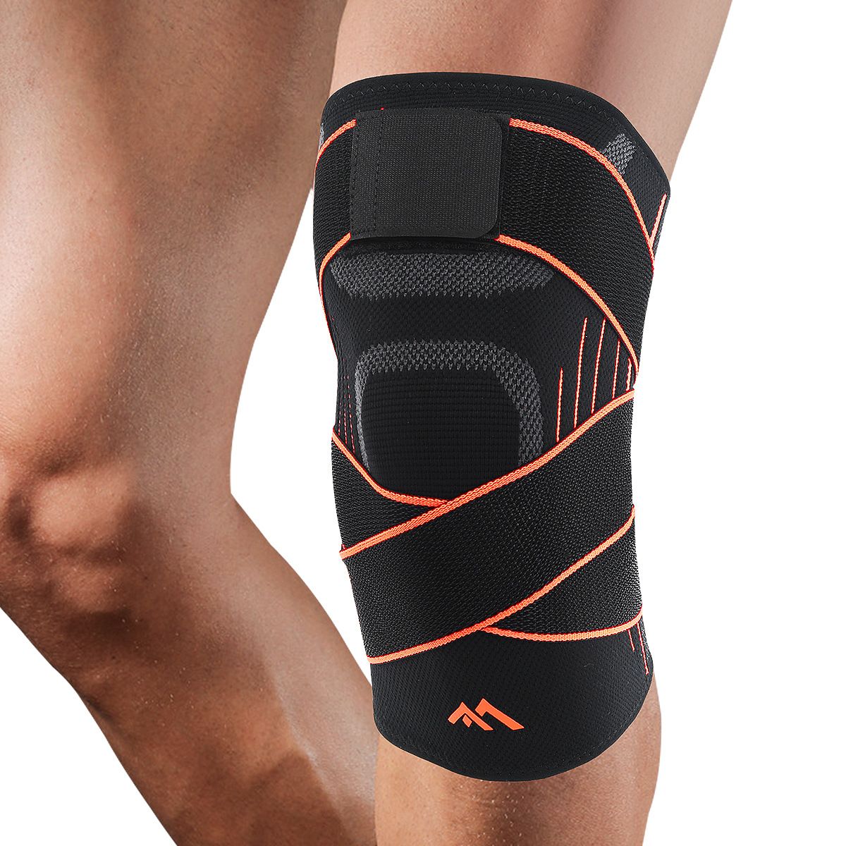 Adjustable Knee Brace 1PC L Size - Breathable Compression Knee Support with view 2