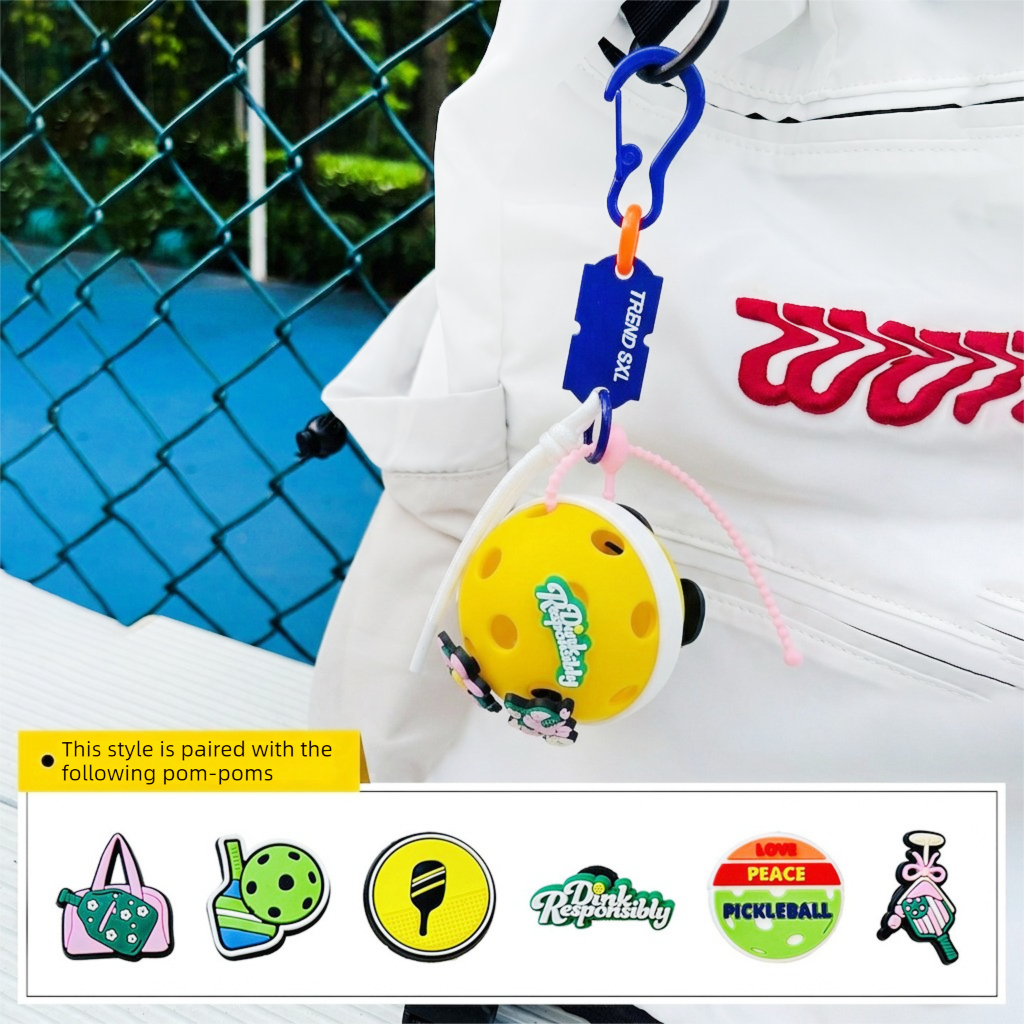 Style E 1PC Pickleball Bag Charm Gift