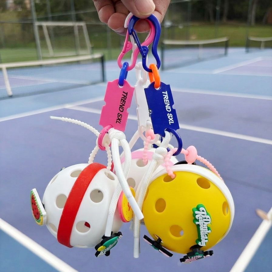 Style E 1PC Pickleball Bag Charm Gift view 5