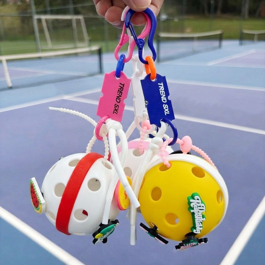 Style F 1PC Pickleball Bag Charm Gift view 3