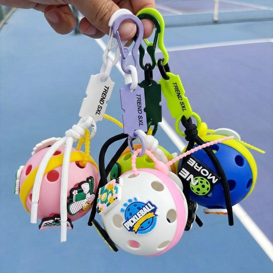 Style F 1PC Pickleball Bag Charm Gift view 4