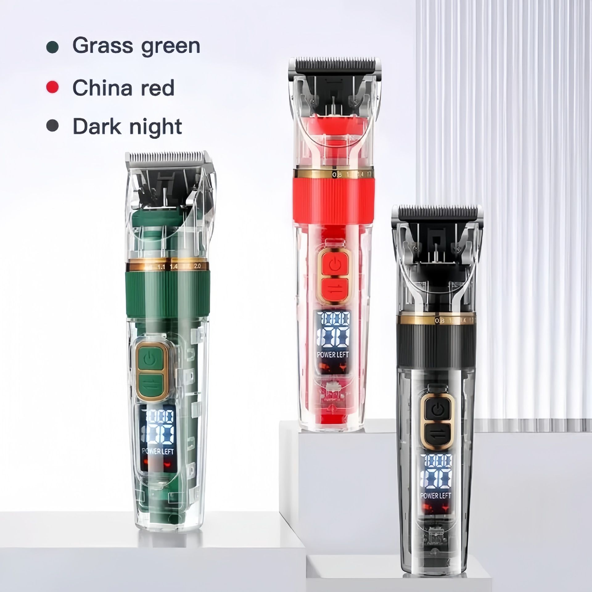 Rechargeable Pet Hair Clippers Black - 2000mAh Dog and Cat Grooming Trimmer view 3