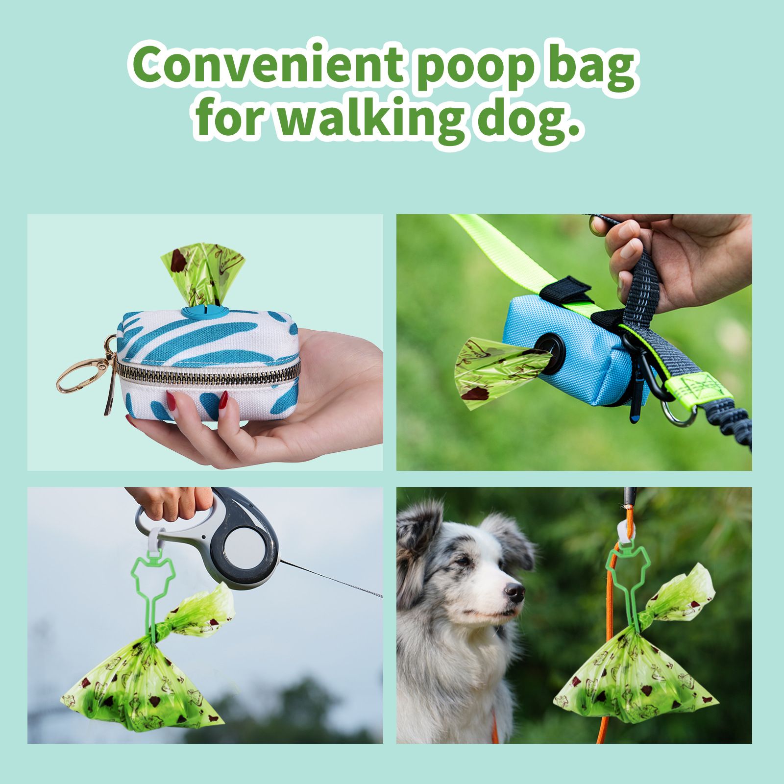 Degradable Dog Poop Bags with Dispenser - 12 Rolls Pet Waste Bags view 5