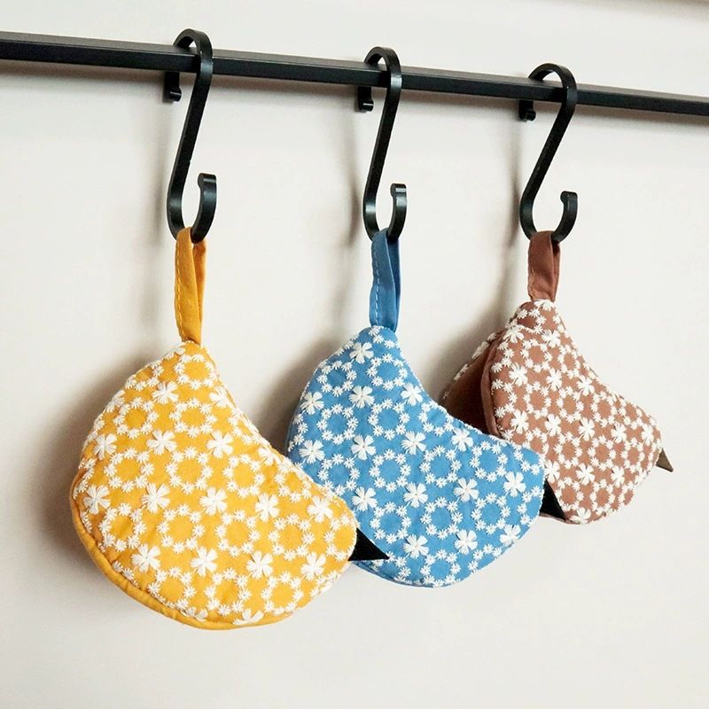 1 PCS Blue Bird Shaped Pot Lid Lifter Heat Resistant Cotton Potholder view 5