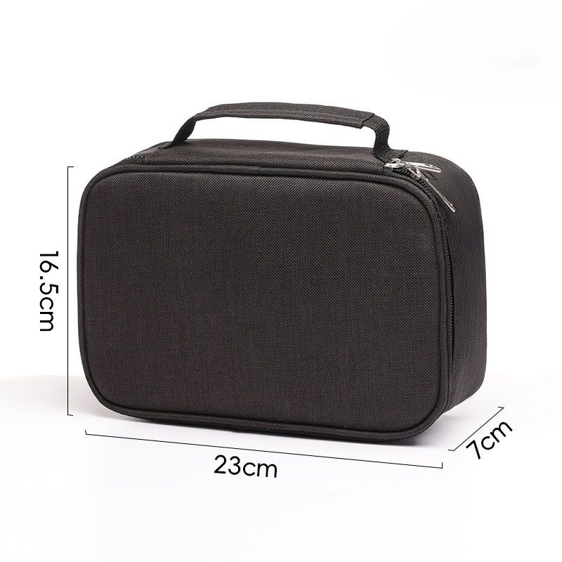 Large Capacity 72-Slot Pencil Case - Black Multi-Layer Zipper Stationery view 8