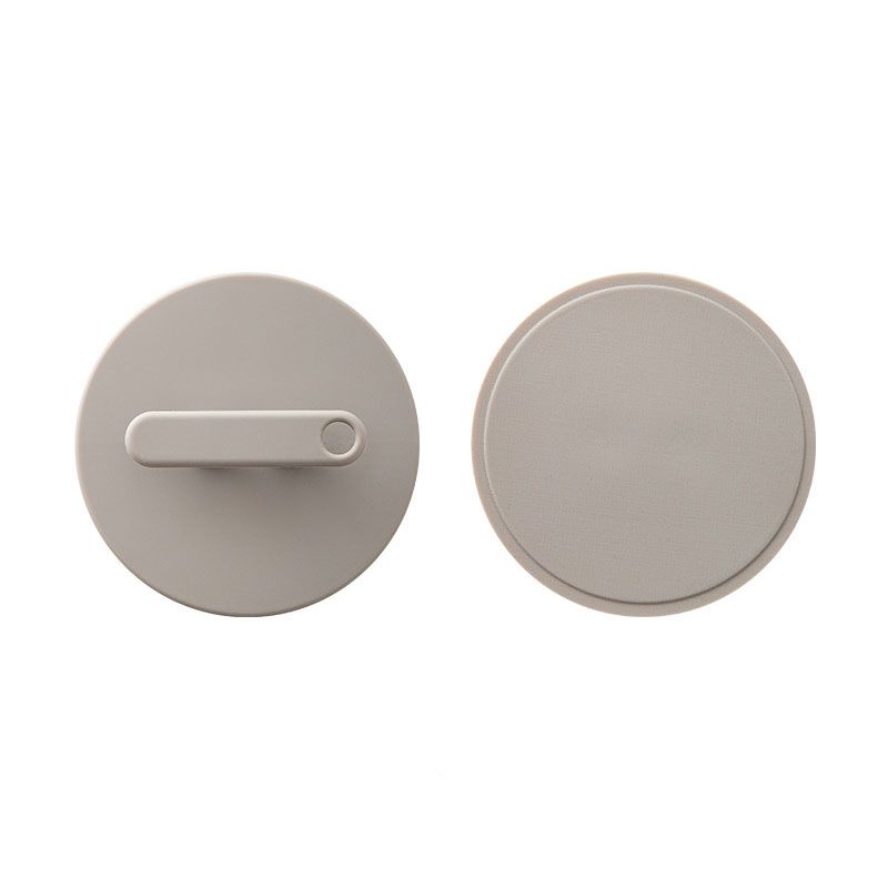 Gray Silicone Body Scrubber 2 Pack - 12.5 cm Exfoliating Shower Scrubbers with