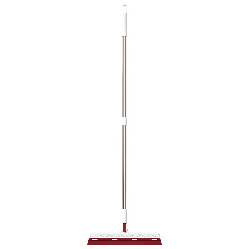 Red 2 in 1 Floor Squeegee Broom - 102cm Long Handle 32cm Double Sided Cleaning — image 1