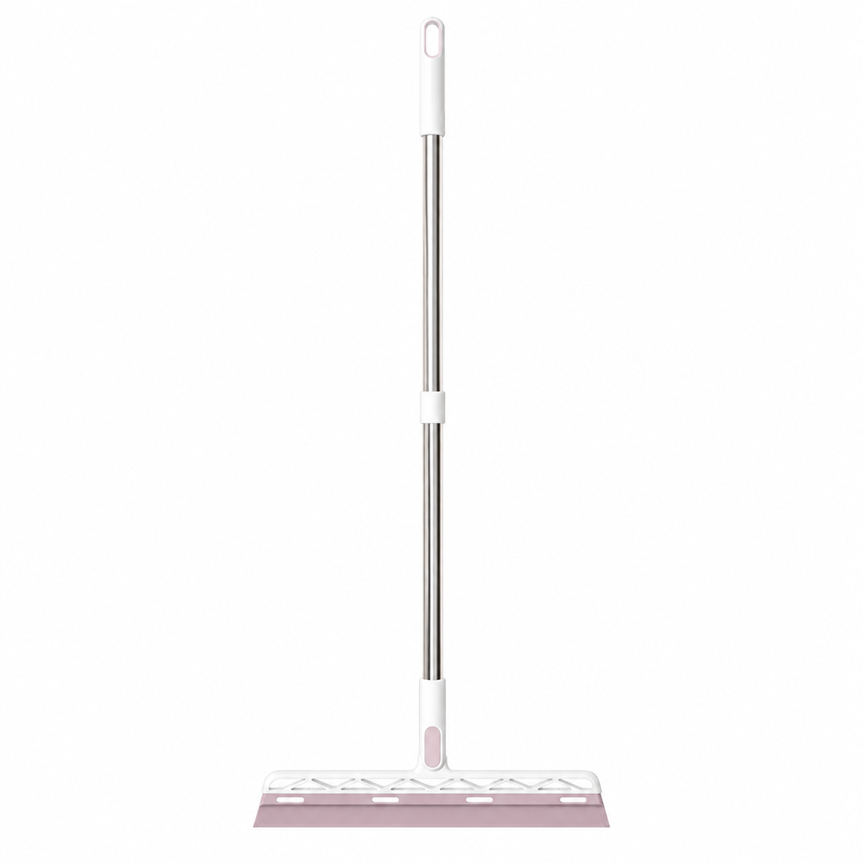 Purple 2 in 1 Floor Squeegee Broom - 102cm Long Handle 32cm Double Sided — image 1