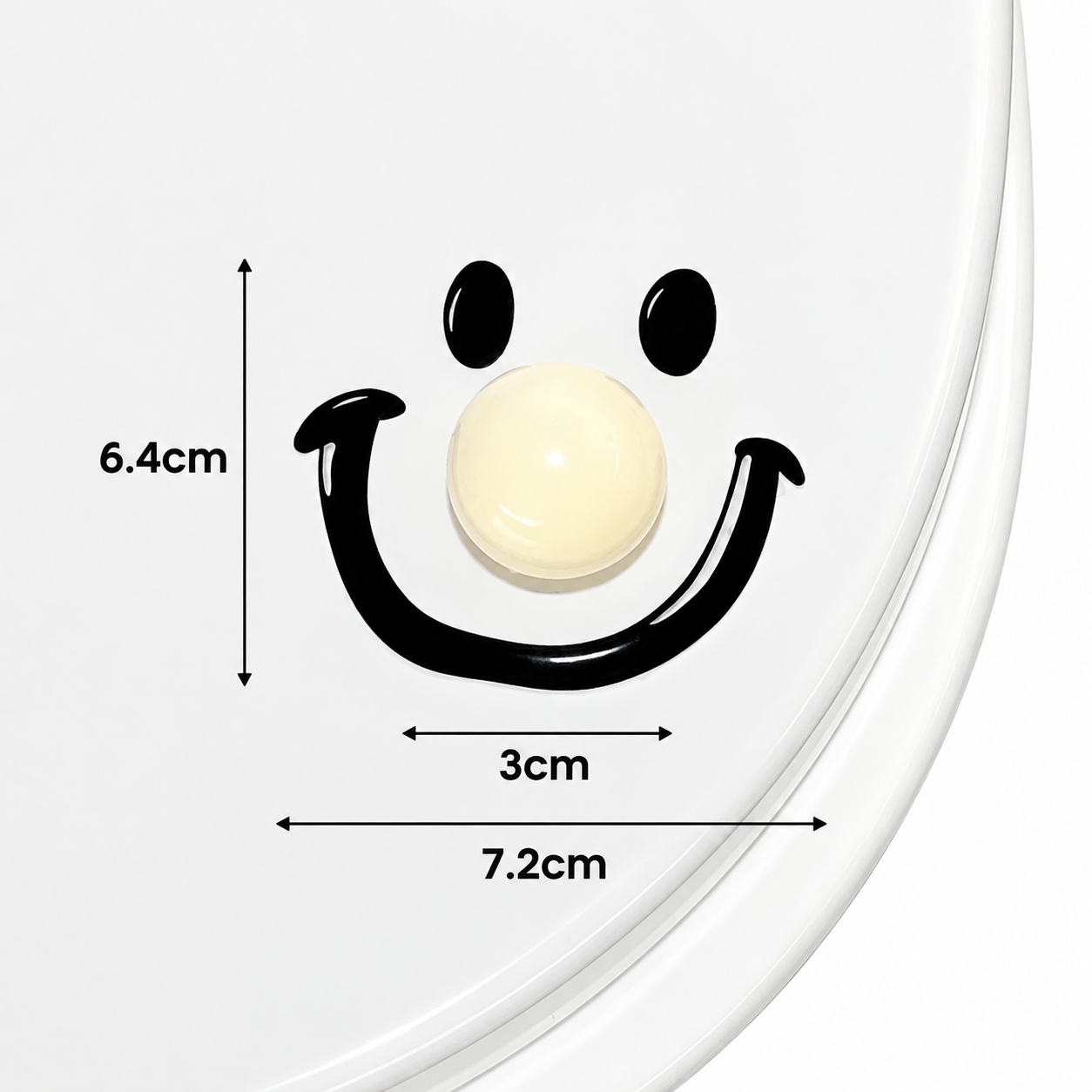2 PCS Blue Smiley Face Toilet Seat Lifter - Adhesive Bathroom Lifter Handle view 6
