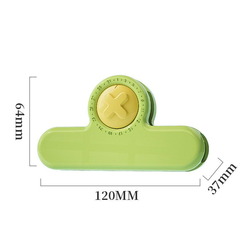 Green Timing Sealing Clip with Magnetic Date Tracker - 5 Pack Kitchen Snack view 7