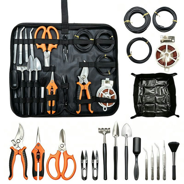 20 Piece Gardening Tool Set with Pruning Shears and Repotting Mat - Garden