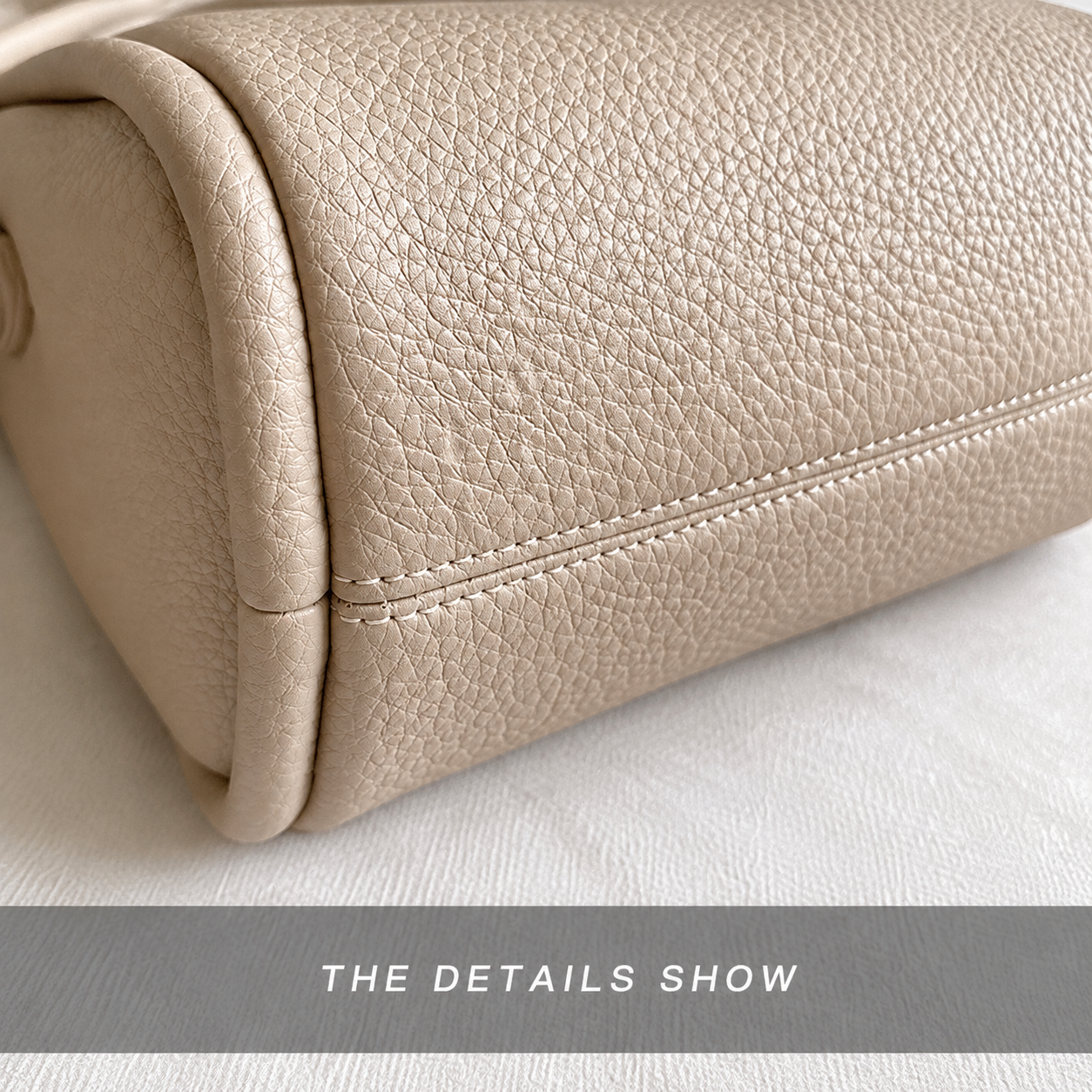 Khaki Women's Top Handle Crossbody Bag - PU Leather view 5