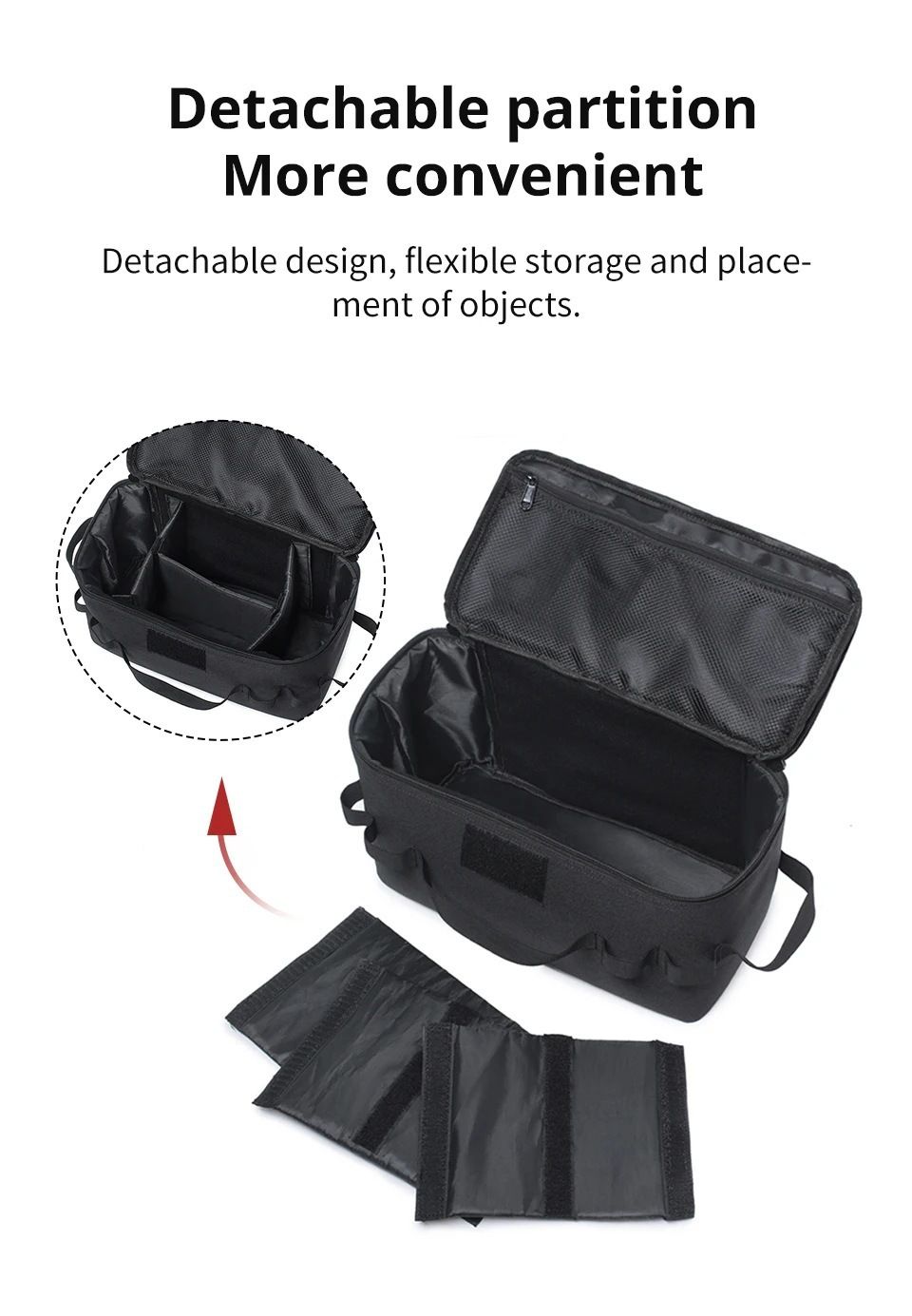 Khaki Camping Gear Storage Bag (34 x 17 x 19 cm) Portable Outdoor Organiser view 5