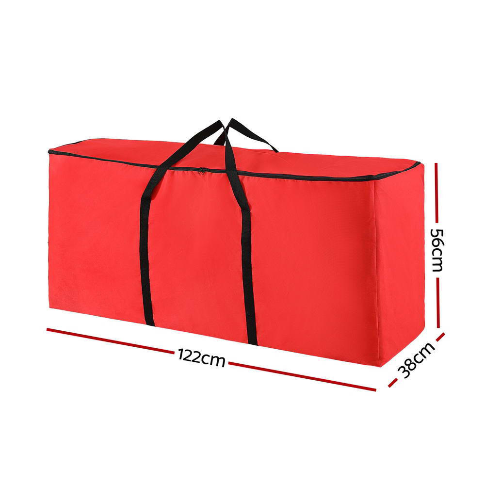Jingle Jollys Christmas Tree Storage Bag Fits Up to 8ft Tree Xmas Bag Red view 2