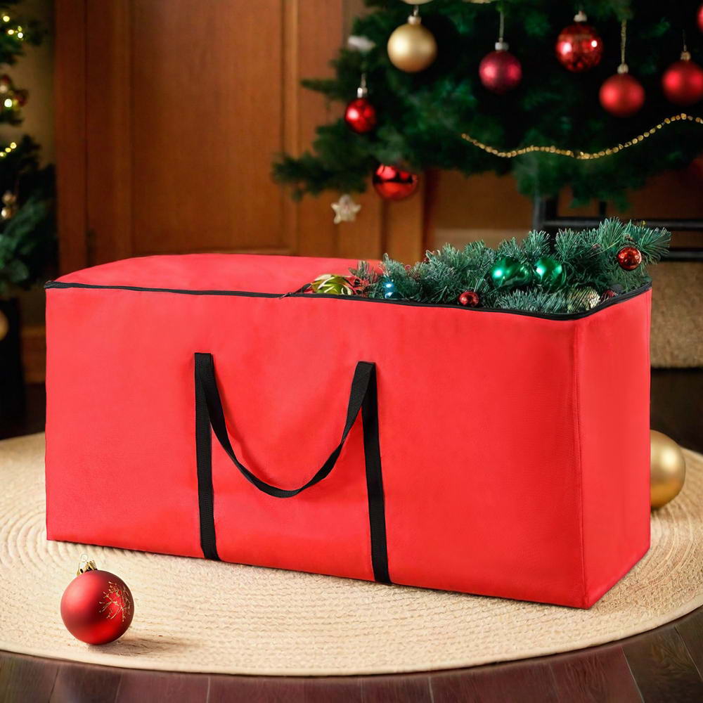 Jingle Jollys Christmas Tree Storage Bag Fits Up to 8ft Tree Xmas Bag Red view 7