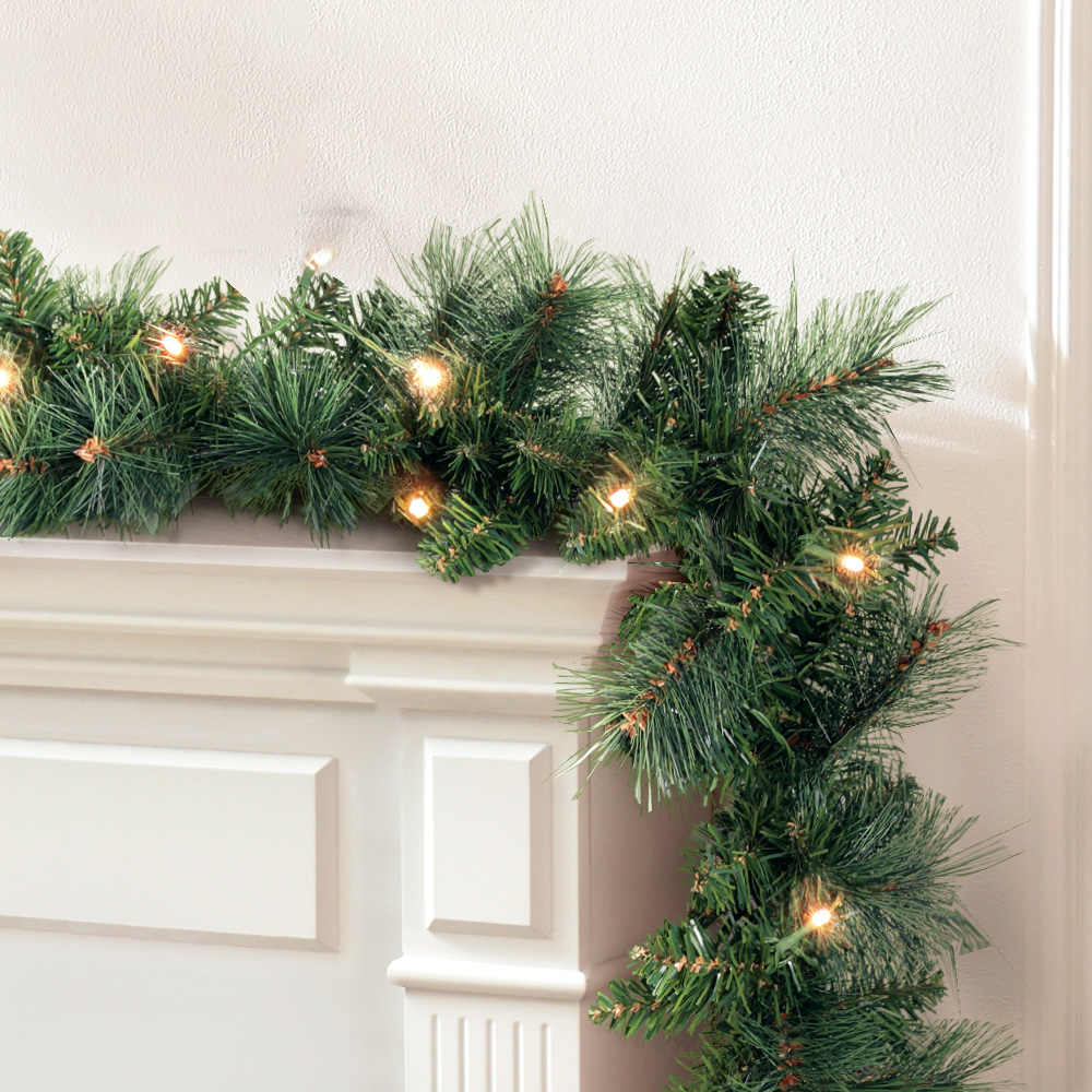 Jingle Jollys 1.8m Christmas Garland with LED lights Party Xmas Decorations view 8